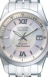 CITIZEN シチズン高級ソーラー電波時計 EXCEED エクシード男性用　EBG74-2403