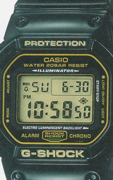 ������ CASIO �ǥ���å���G-SHOCK�ˡ��饹���ե��ꥢ�� DW-5600R-3JF