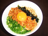 キムチ納豆丼