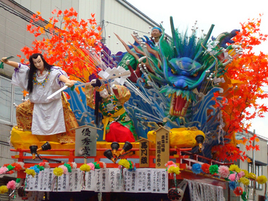 祭の山車1
