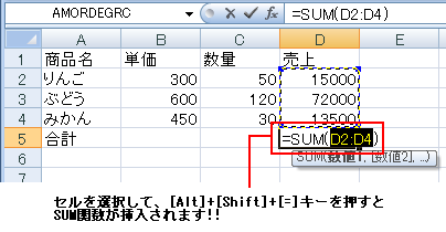 SUM関数