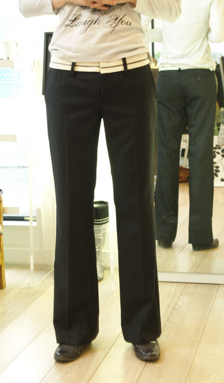 5 のパンツ ストライプ