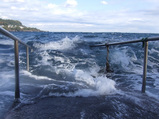 今日の海