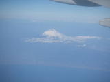 飛行機から見えた富士山.JPG