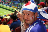 スタジアムにて