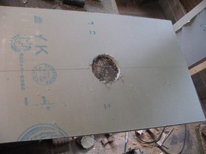 ブラスターボード 出窓収納天井