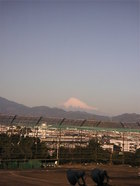 富士山。