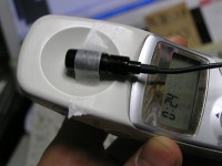 受話器にマイク 受話器にマイク