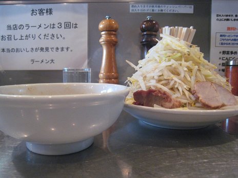 らーめん大DAI本郷店2009年7回目味噌つけラーメン横から