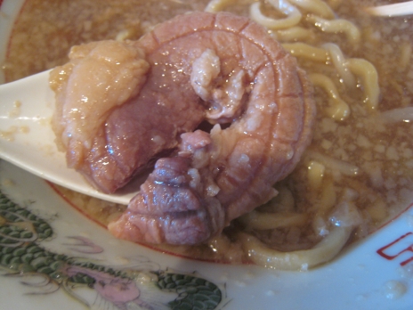 ぽっぽっ屋(湯島店)8回目チャーシュー端っこ