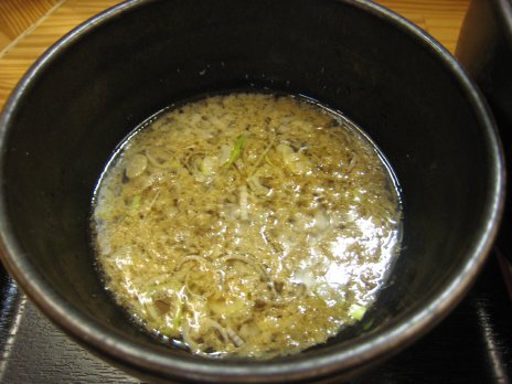 旬麺しろ八(新宿御苑前)つけダレ