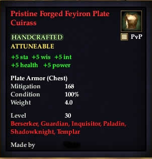 feyiron plate cuirass