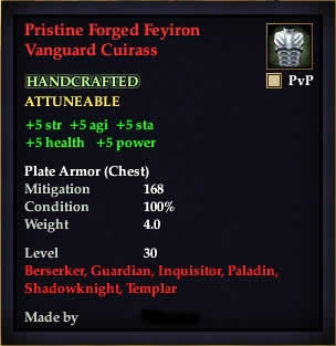 feyiron cuirass new