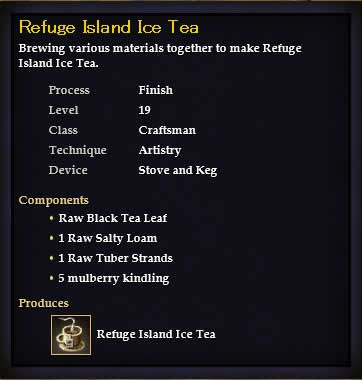 Refuge Island Ice Tea Recipe