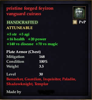 feyiron cuirass old