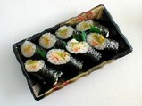白菜漬のピリ辛巻