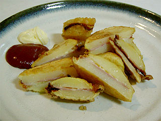 じゃがベーコンはさみ揚げ
