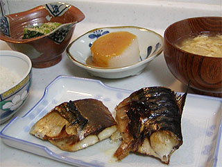 塩鯖/風呂吹き大根