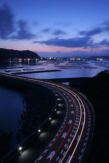 大島大橋より望む