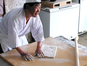蕎麦打ち
