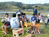 焚き火
