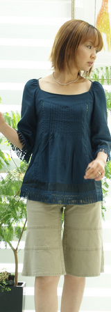 Jetlabel 綿テンセル187-13-03 ¥13650紺