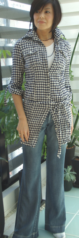 1 jetlabelのチェックシャツ 大人かっこいい〜〜