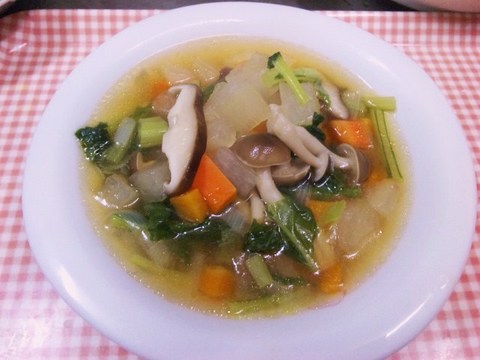 秋のスープ