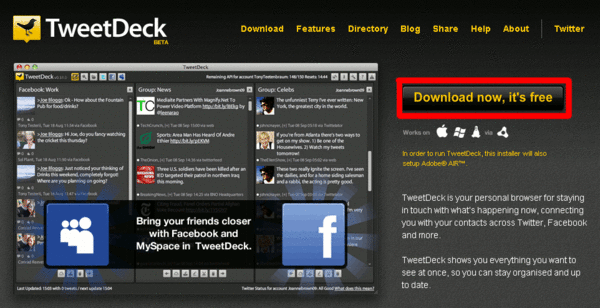 TweetDeck���󥹥ȡ���01