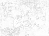 エドゥアール・マネ 『草上の昼食』 ぬり絵
