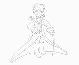 星の王子さま ぬり絵