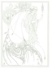 ビアズリー ぬり絵