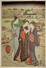 両国の夕べ 原画