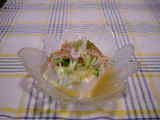 冷たいあんかけ豆腐