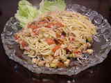 なすとトマトのスパゲティ