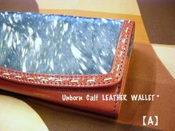 Unborn Calf LEATHER WALLET ��A��