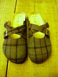 KNIT CHECK SABOT *