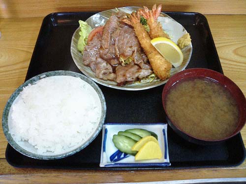 海老フライ焼肉
