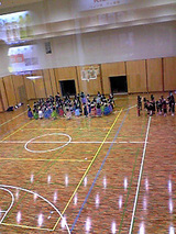 和光市総合体育館 室内
