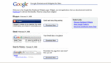 image : Google Dashboard Widgets for Mac