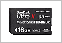 SanDisk Ultra II MemoryStick Pro-HG Duo 読取・書込速度30MB/s SDMSPDHG-J95シリーズ