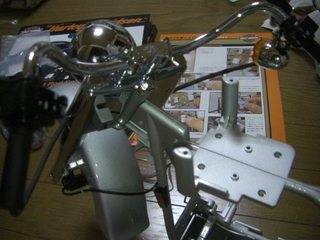 ハーレーダビッドソンのステムシャフト組み付け