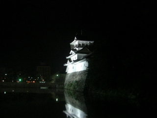 富山城ライトアップ