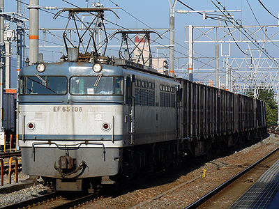 EF65-108牽引カモレ＠鷹取