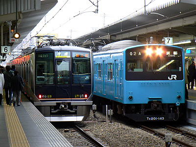 321系＆201系＠大阪