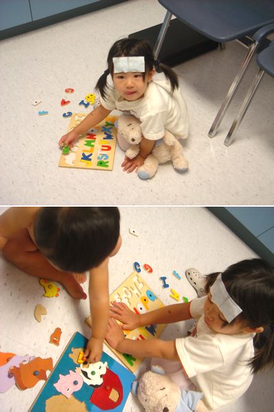 playing @ clinic