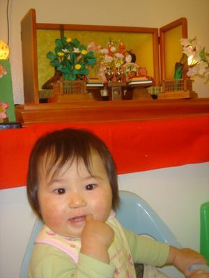 お雛様と