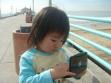 Beachでお化粧直し