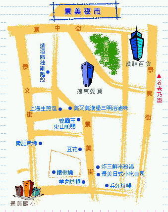 景美夜市地図