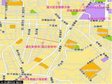 通化街夜市(臨江街夜市)地図